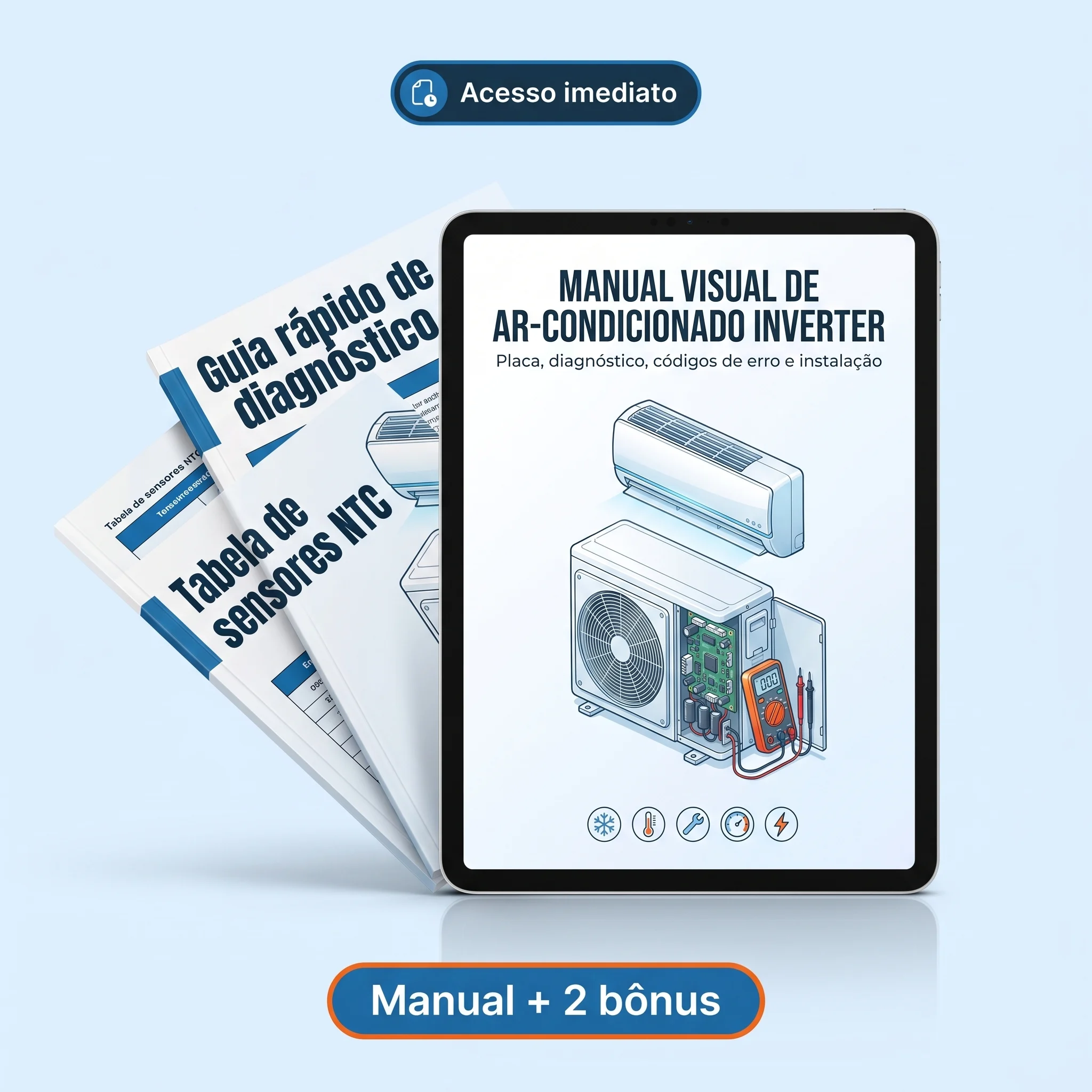 Manual Visual de Ar-Condicionado Inverter e bônus